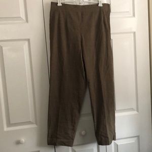 Vintage High-Waisted Plaid Trousers